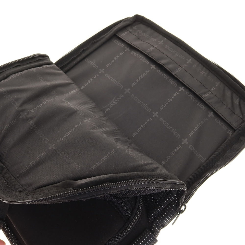 【中古】ヘッドポータープラス HEAD PORTER PLUS ナイロン系 トラベルケース ブラック【 状態ランクB 】【 メンズ 】