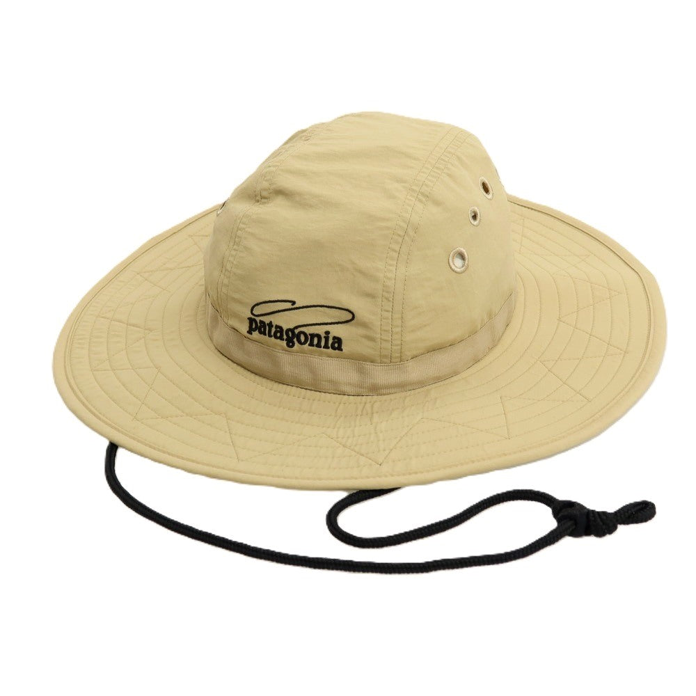 【中古】パタゴニア patagonia ナイロン サンブーニーハット 帽子 ベージュ【サイズM】【 状態ランクB 】【 メンズ 】