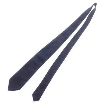 【中古】フランコバッシ FRANCO BASSI シルク 無地ネクタイ ネイビー【 状態ランクC 】【 メンズ 】