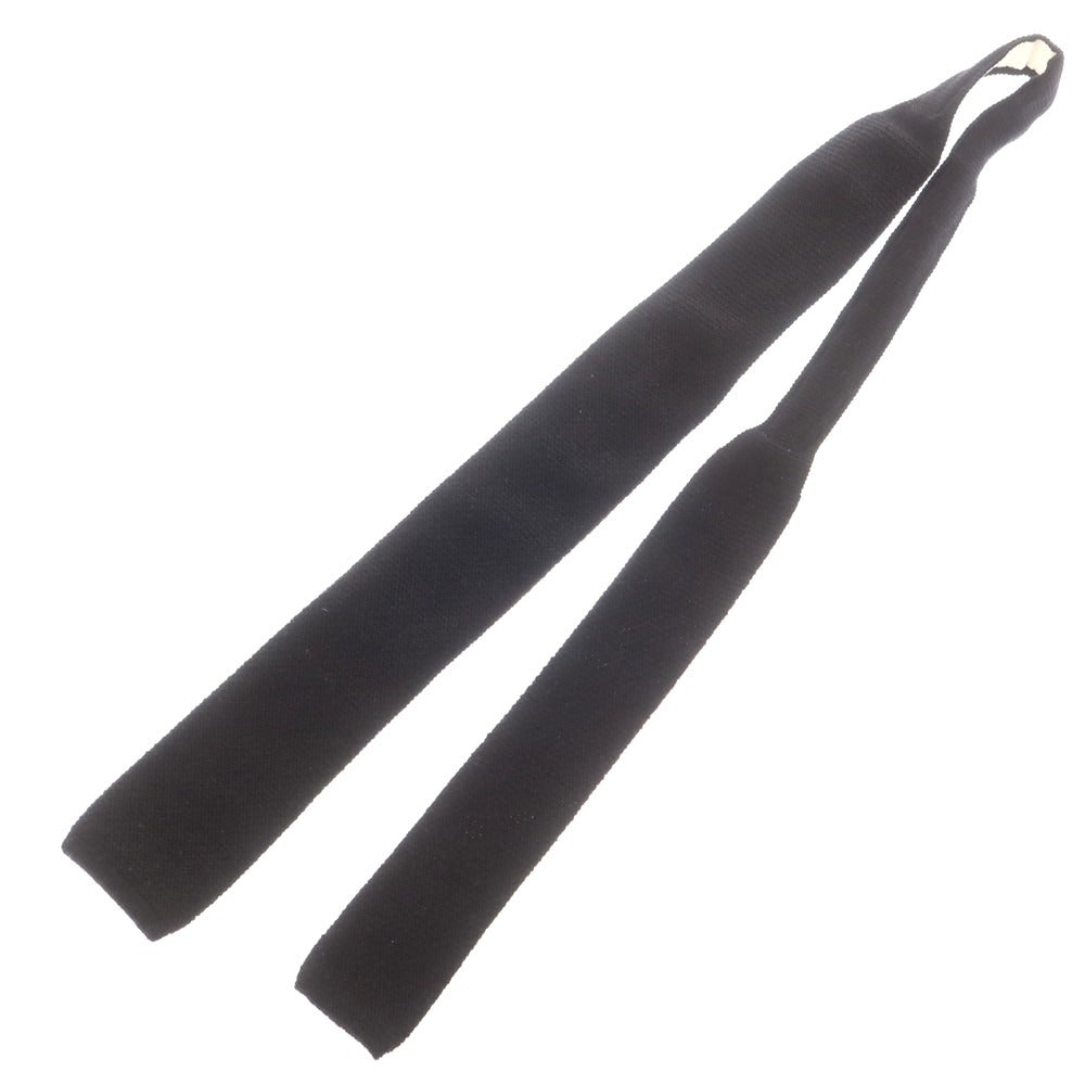 【中古】ロダ RODA TOMORROWLAND別注 ウール ニットタイ ネクタイ ブラック【 状態ランクB 】【 メンズ 】