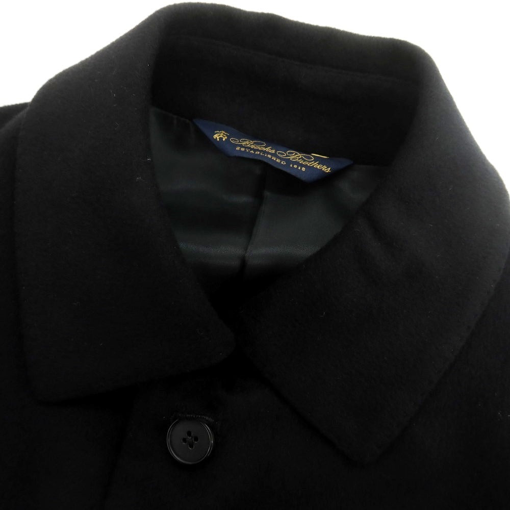 【中古】ブルックスブラザーズ Brooks Brothers カシミヤ ステンカラーコート ブラック【 38 】【 状態ランクB 】【 メンズ 】