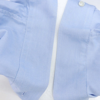 【中古】フレッドペリー FRED PERRY コットン ボタンダウンシャツ サックスブルー【 S 】【 状態ランクB 】【 メンズ 】