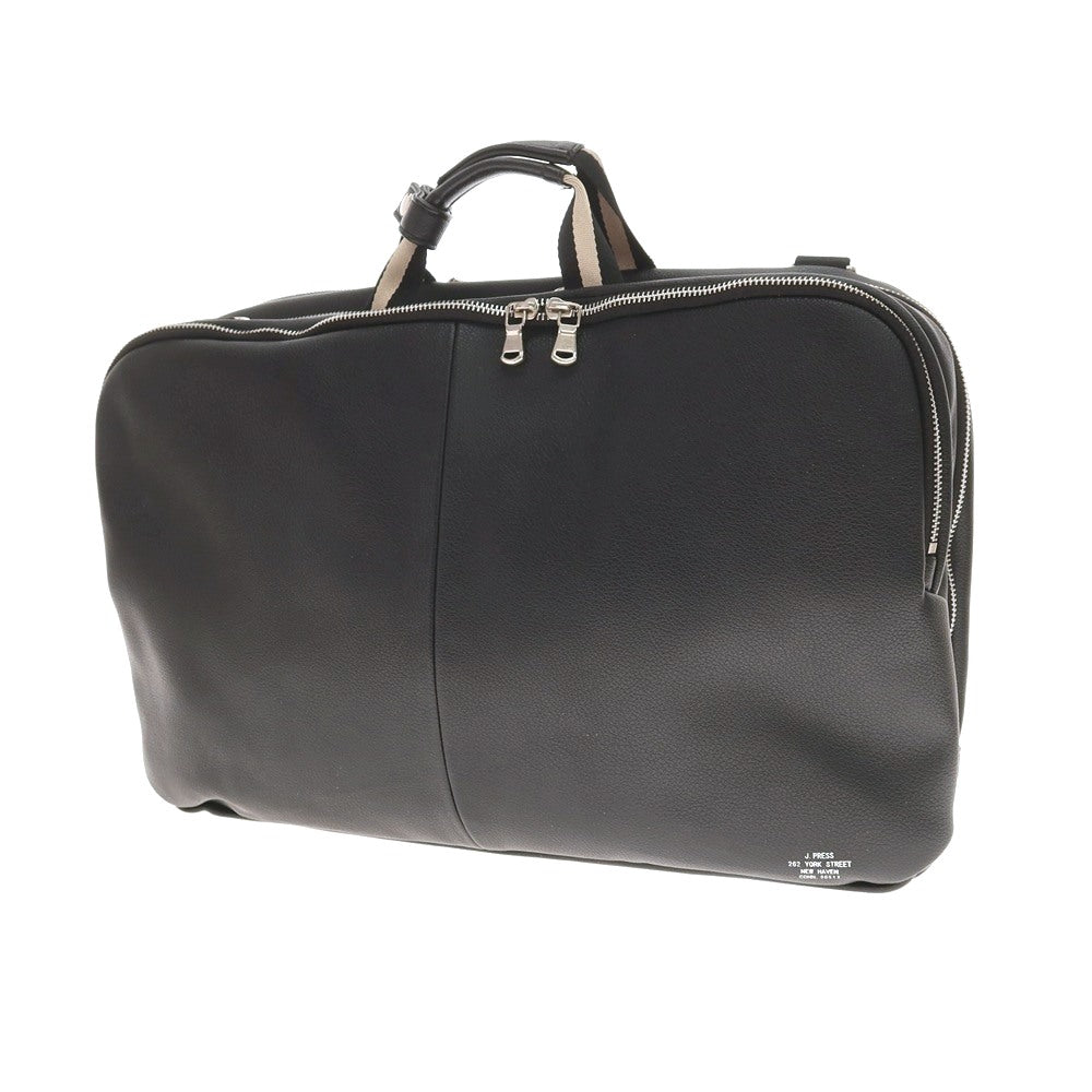 【中古】ジェイプレス J.PRESS 合成皮革 3WAY ブリーフケース ブラック【 状態ランクC 】【 メンズ 】