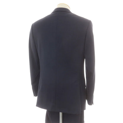 【中古】コルネリアーニ CORNELIANI SUPER110’S ウール 2つボタンスーツ ネイビー【 44 】【 状態ランクC 】【 メンズ 】