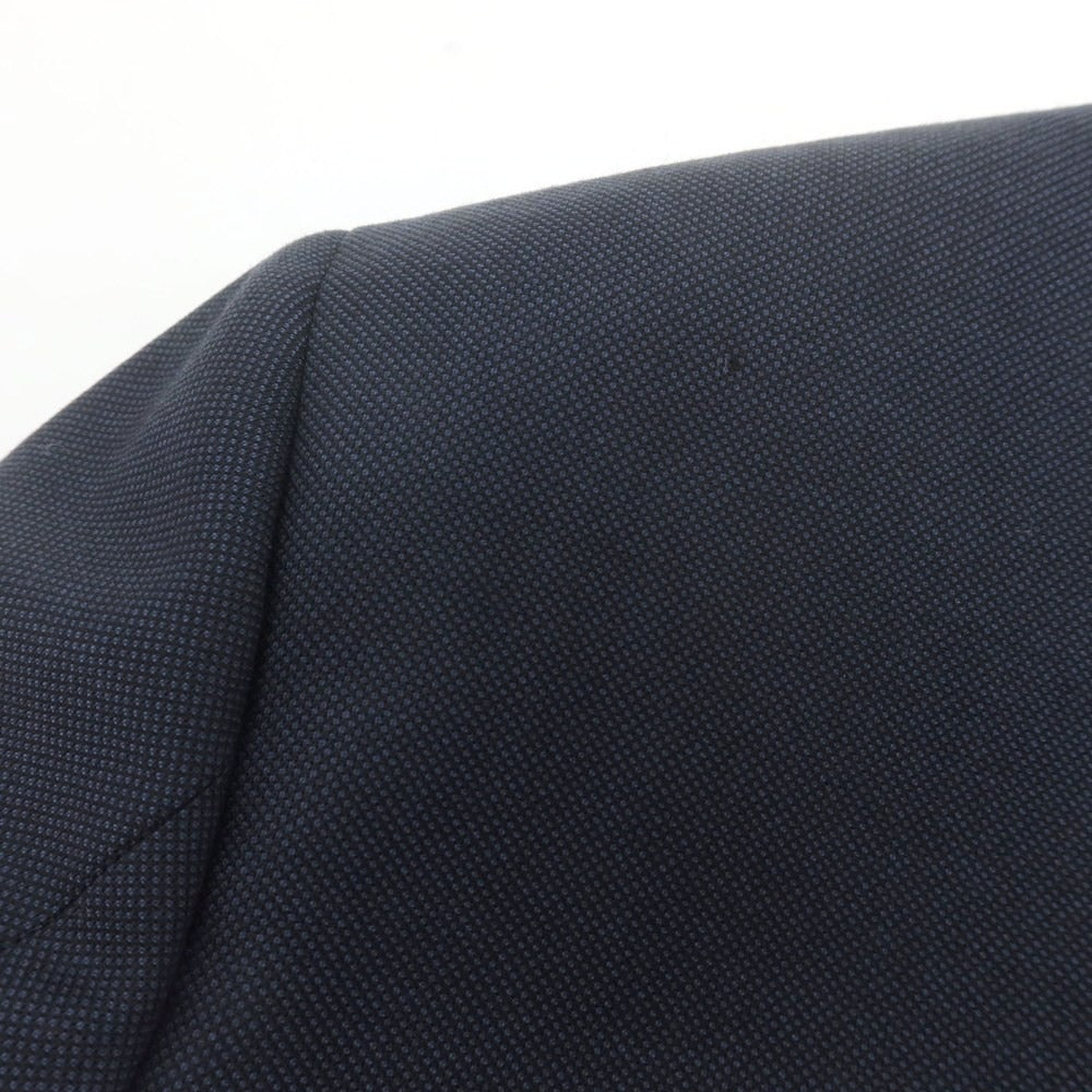 【中古】コルネリアーニ CORNELIANI SUPER110’S ウール 2つボタンスーツ ネイビー【 サイズ44 】【 状態ランクC 】【 メンズ 】 [APD]