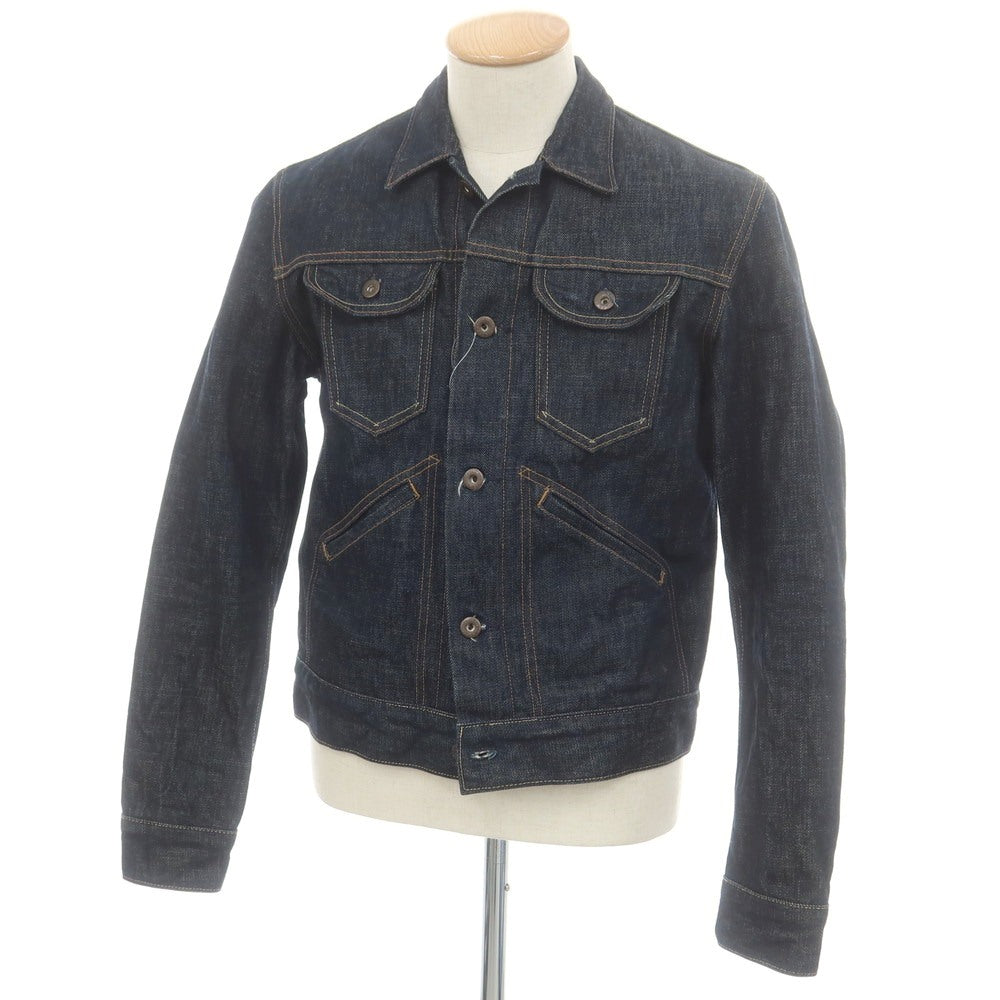 【中古】ブルックリンデニム BROOKLYN DENIM CO コットン デニムジャケット ネイビー【 Ｓ 】【 状態ランクB 】【 メンズ 】