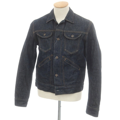 【中古】ブルックリンデニム BROOKLYN DENIM CO コットン デニムジャケット ネイビー【 Ｓ 】【 状態ランクB 】【 メンズ 】