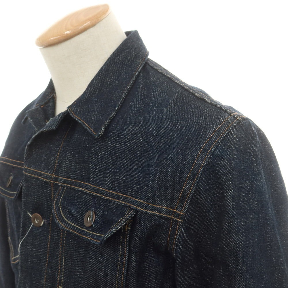 【中古】ブルックリンデニム BROOKLYN DENIM CO コットン デニムジャケット ネイビー【 Ｓ 】【 状態ランクB 】【 メンズ 】