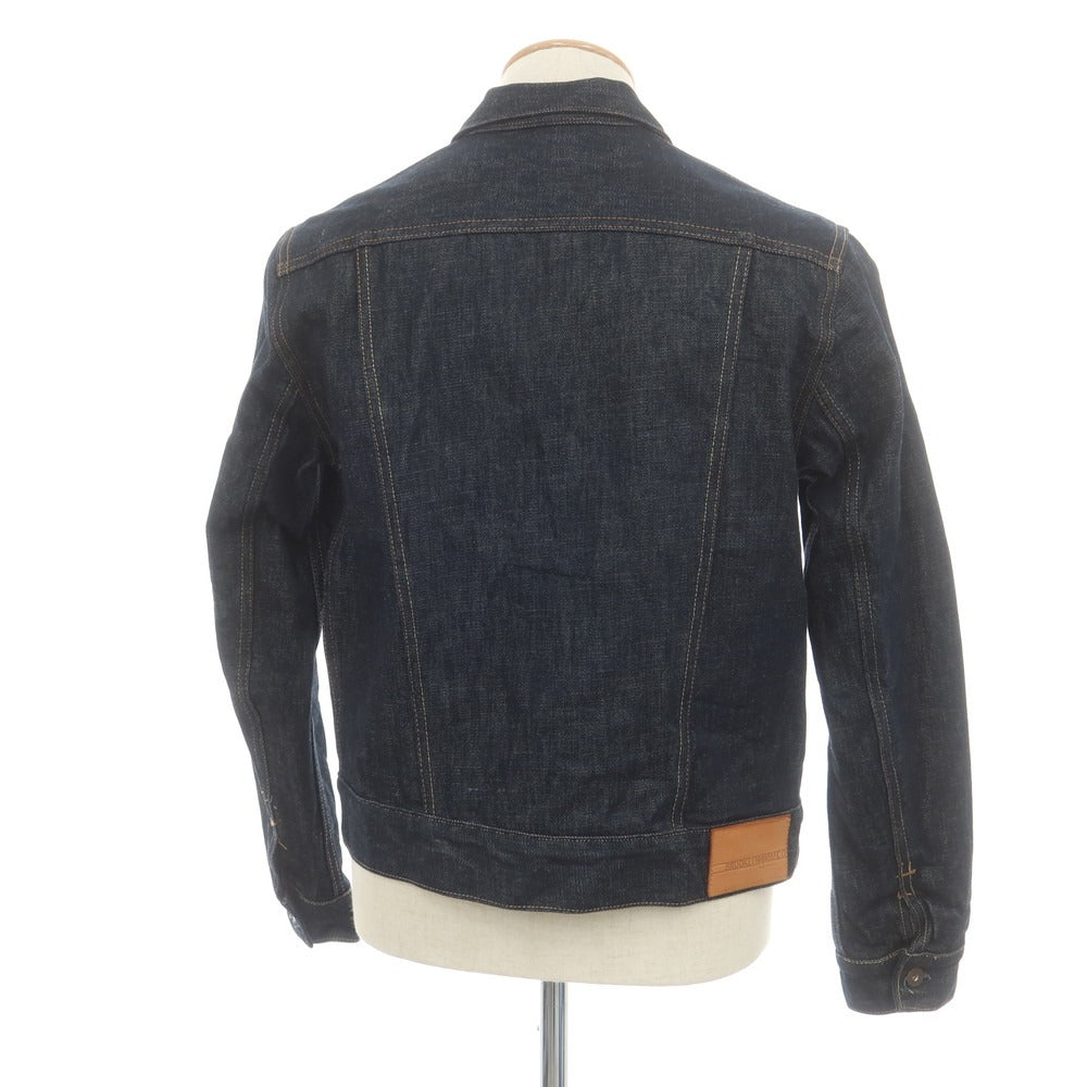 【中古】ブルックリンデニム BROOKLYN DENIM CO コットン デニムジャケット ネイビー【 Ｓ 】【 状態ランクB 】【 メンズ 】