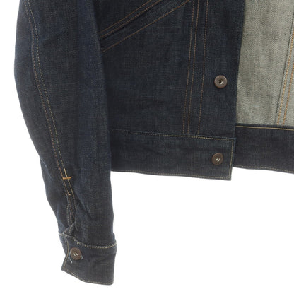 【中古】ブルックリンデニム BROOKLYN DENIM CO コットン デニムジャケット ネイビー【 Ｓ 】【 状態ランクB 】【 メンズ 】