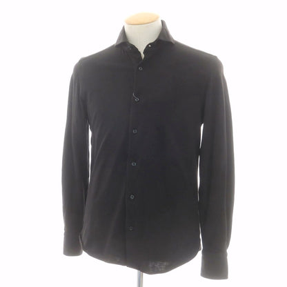 【中古】ギローバー GUY ROVER 鹿の子コットン カジュアルシャツ ブラック【 Ｓ 】【 状態ランクB 】【 メンズ 】
