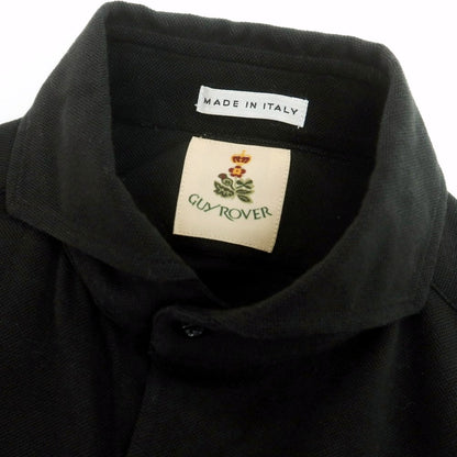【中古】ギローバー GUY ROVER 鹿の子コットン カジュアルシャツ ブラック【 Ｓ 】【 状態ランクB 】【 メンズ 】