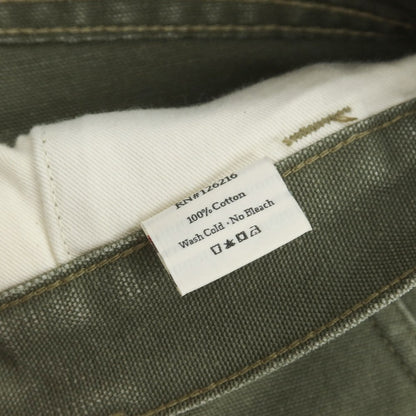 【中古】グロウンアンドソーン grown&amp;sewn コットン ワークパンツ カーキオリーブ【 31 】【 状態ランクB 】【 メンズ 】