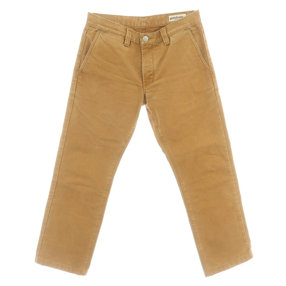 【中古】グロウンアンドソーン grown&amp;sewn コットン ワークパンツ キャメル【 31 】【 状態ランクC 】【 メンズ 】