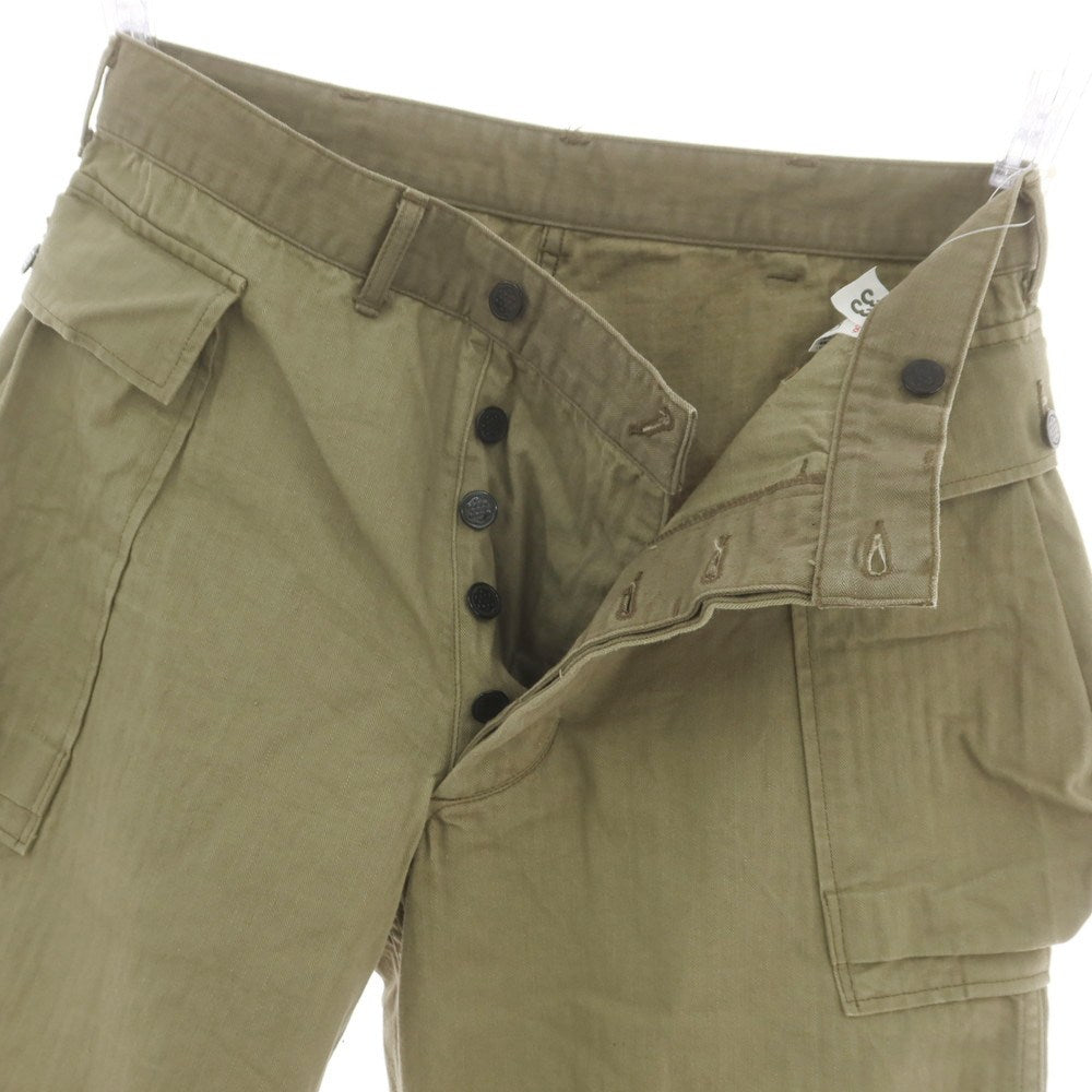 【中古】ウエアハウス ウェアハウス WAREHOUSE コットン ワークパンツ カーキ【 33 】【 状態ランクB 】【 メンズ 】