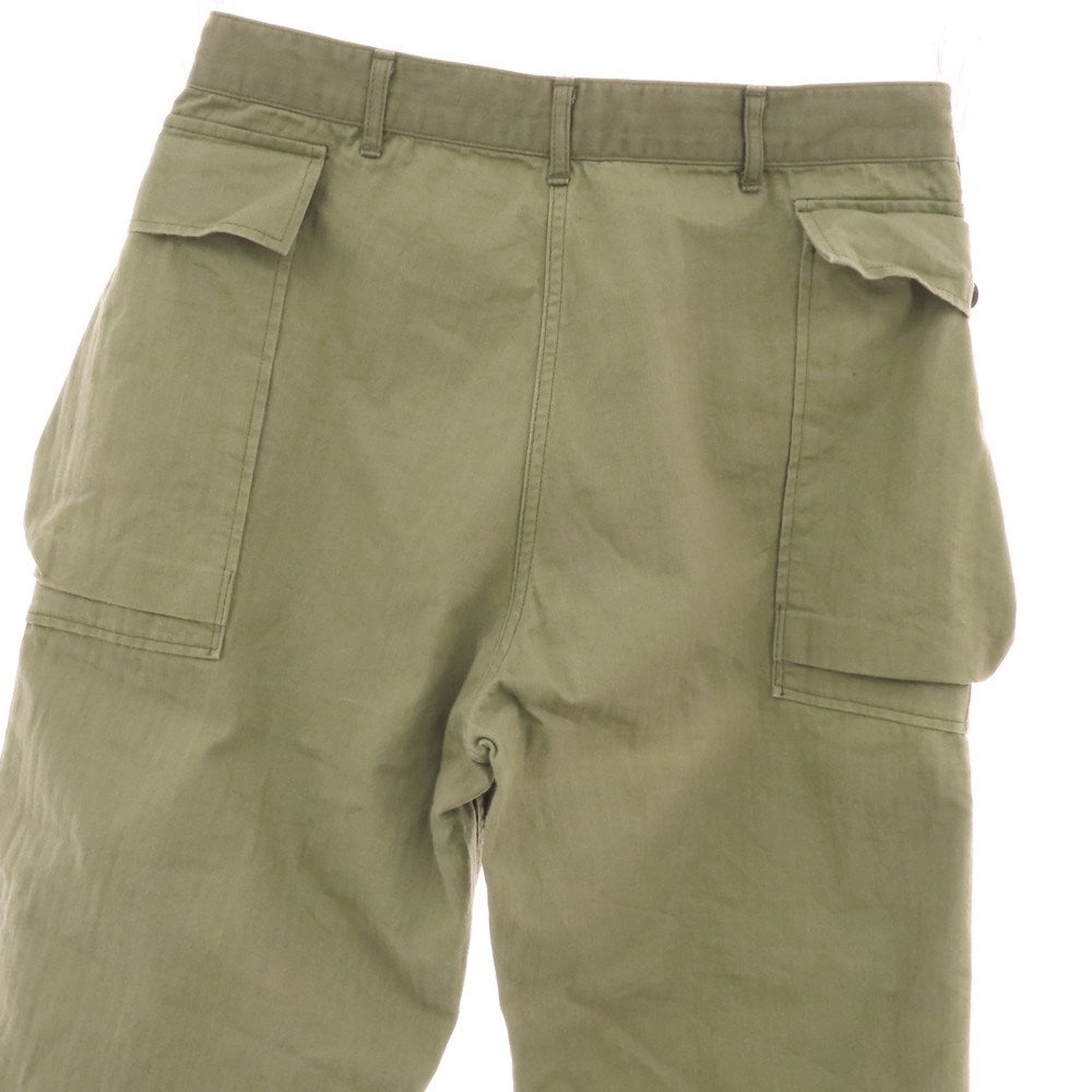 【中古】ウエアハウス ウェアハウス WAREHOUSE コットン ワークパンツ カーキ【 33 】【 状態ランクB 】【 メンズ 】
