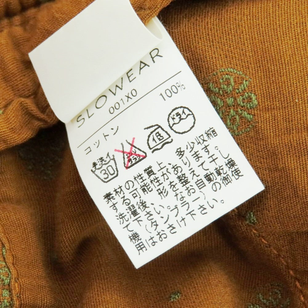 【中古】インコテックス INCOTEX コットン カジュアルスラックスパンツ オレンジ【 サイズ32 】【 状態ランクB 】【 メンズ 】 [APD]