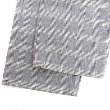 【中古】エージー アドリアーノゴールドシュミット AG Adriano Goldschmied ストレッチコットン グレンチェック カジュアルスラックスパンツ クールグレー系【 30 】【 状態ランクB 】【 メンズ 】