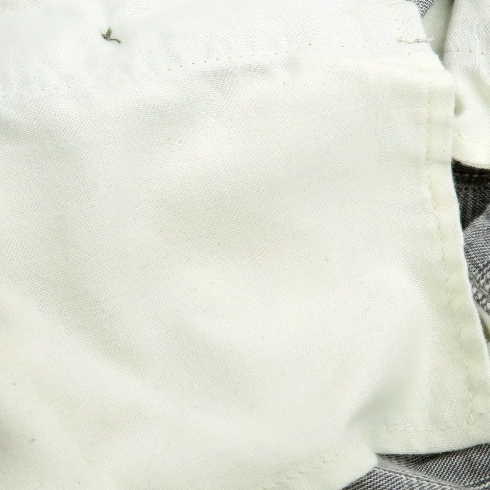 【中古】エージー アドリアーノゴールドシュミット AG Adriano Goldschmied ストレッチコットン グレンチェック カジュアルスラックスパンツ クールグレー系【 30 】【 状態ランクB 】【 メンズ 】