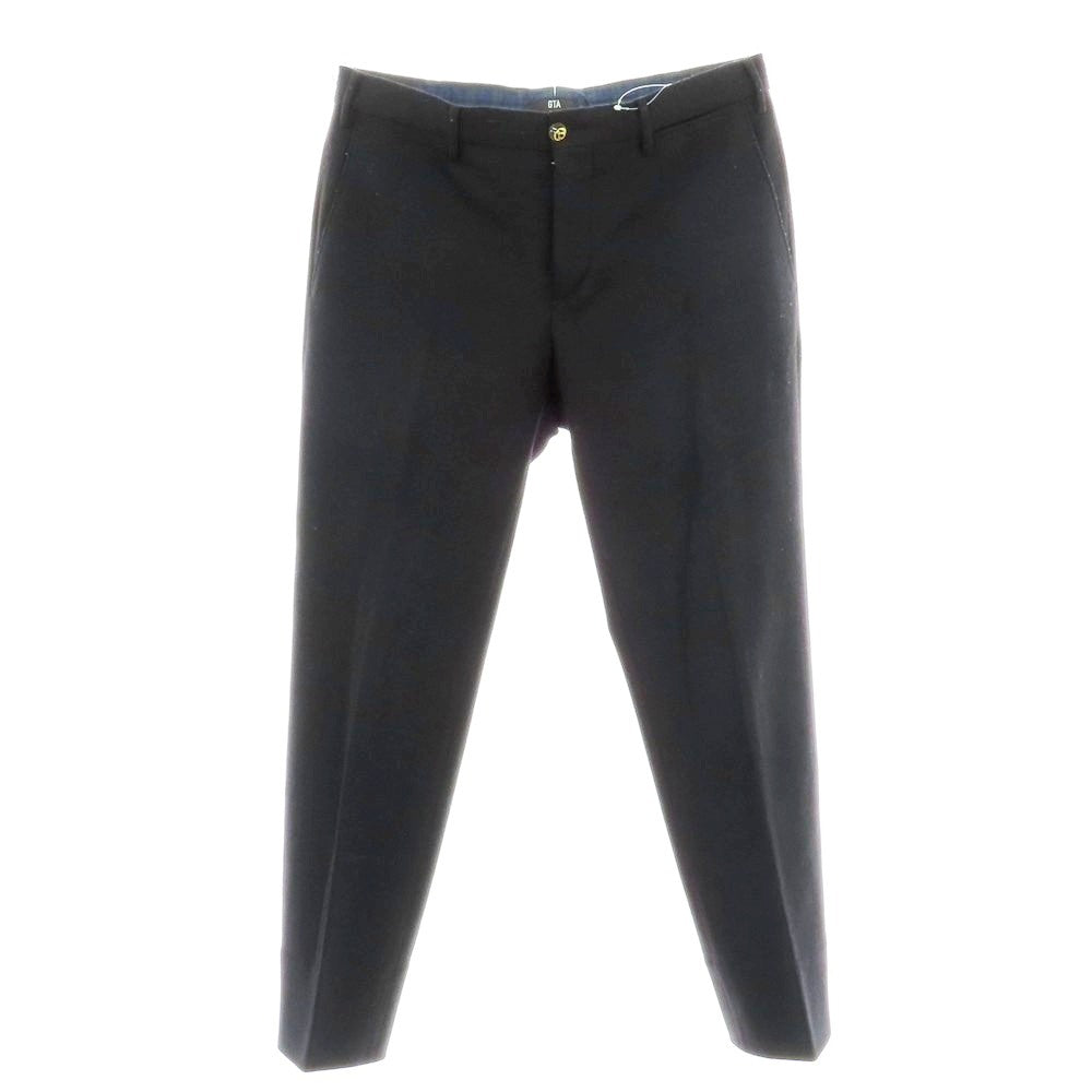 【中古】ジーティーアー G.T.A ウールナイロン ジャージー カジュアルスラックスパンツ ブラック【 48 】【 状態ランクC 】【 メンズ 】