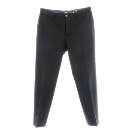 【中古】ジーティーアー G.T.A ウールナイロン ジャージー カジュアルスラックスパンツ ブラック【 48 】【 状態ランクC 】【 メンズ 】