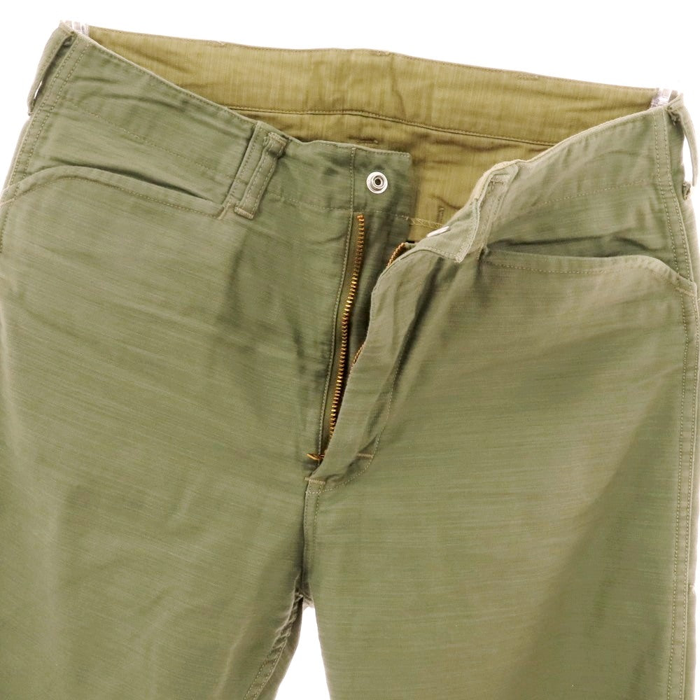 【中古】ウエストライド WEST RIDE CYCLE TOGS コットン ワークパンツ カーキオリーブ【 32 】【 状態ランクB 】【 メンズ 】