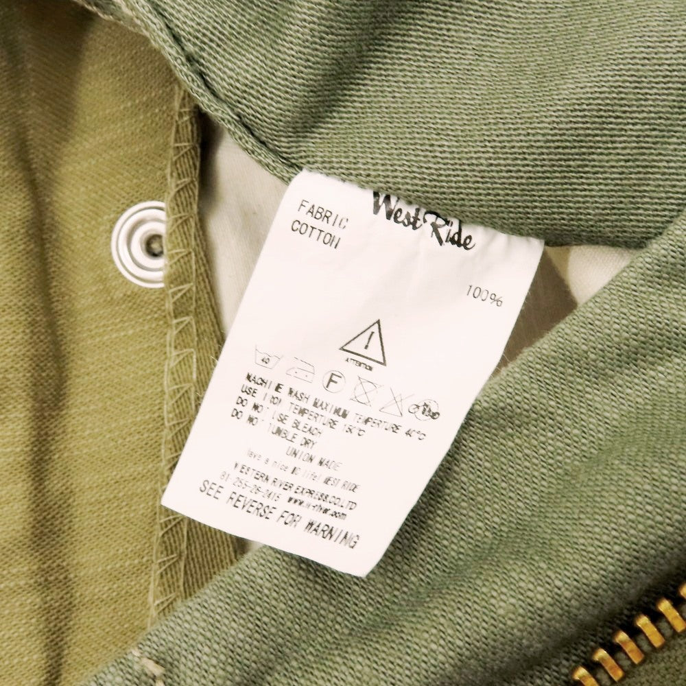 【中古】ウエストライド WEST RIDE CYCLE TOGS コットン ワークパンツ カーキオリーブ【 32 】【 状態ランクB 】【 メンズ 】