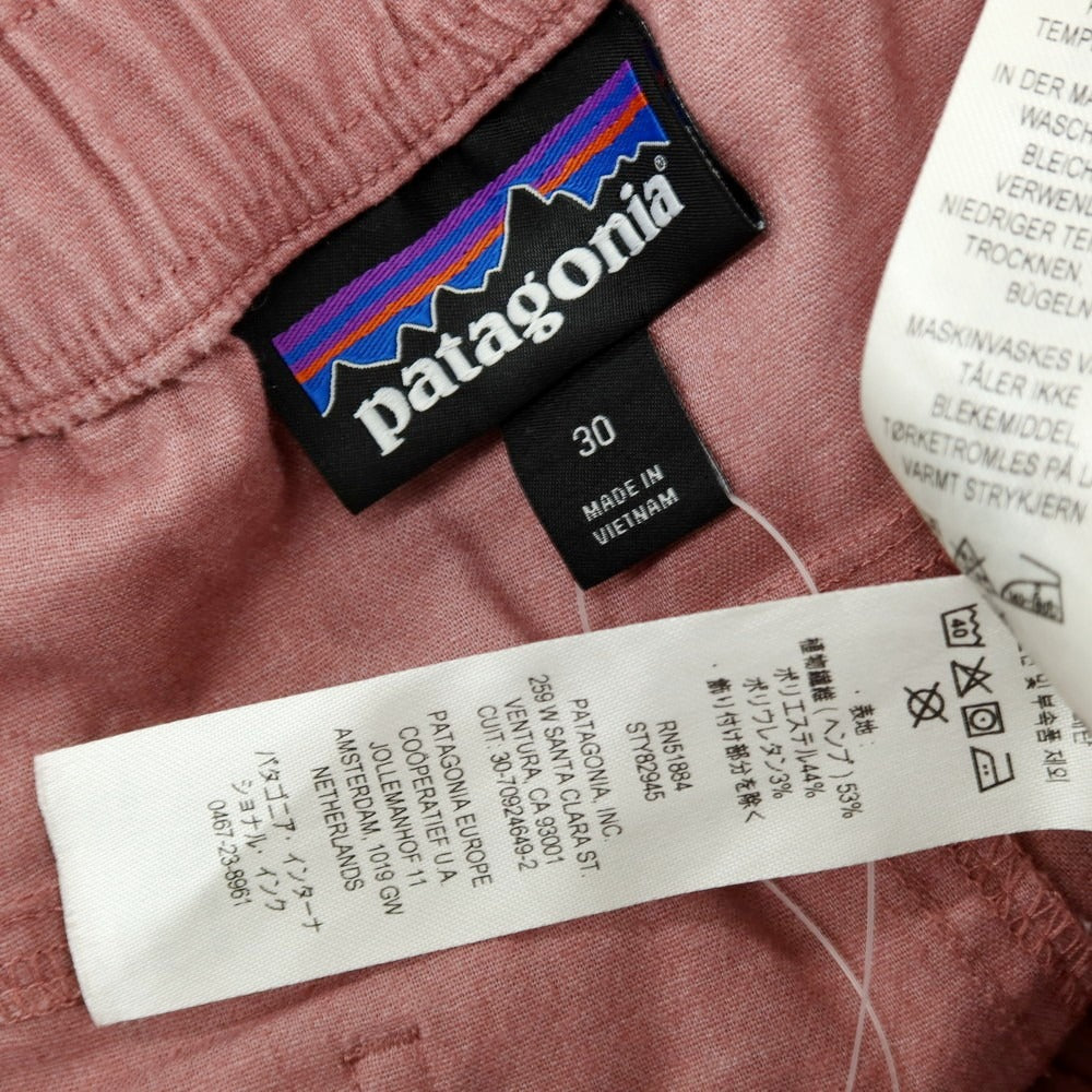 【中古】パタゴニア patagonia ストレッチ ヘンプポリエステル ショートパンツ ピンク【 30 】【 状態ランクD 】【 メンズ 】 []
