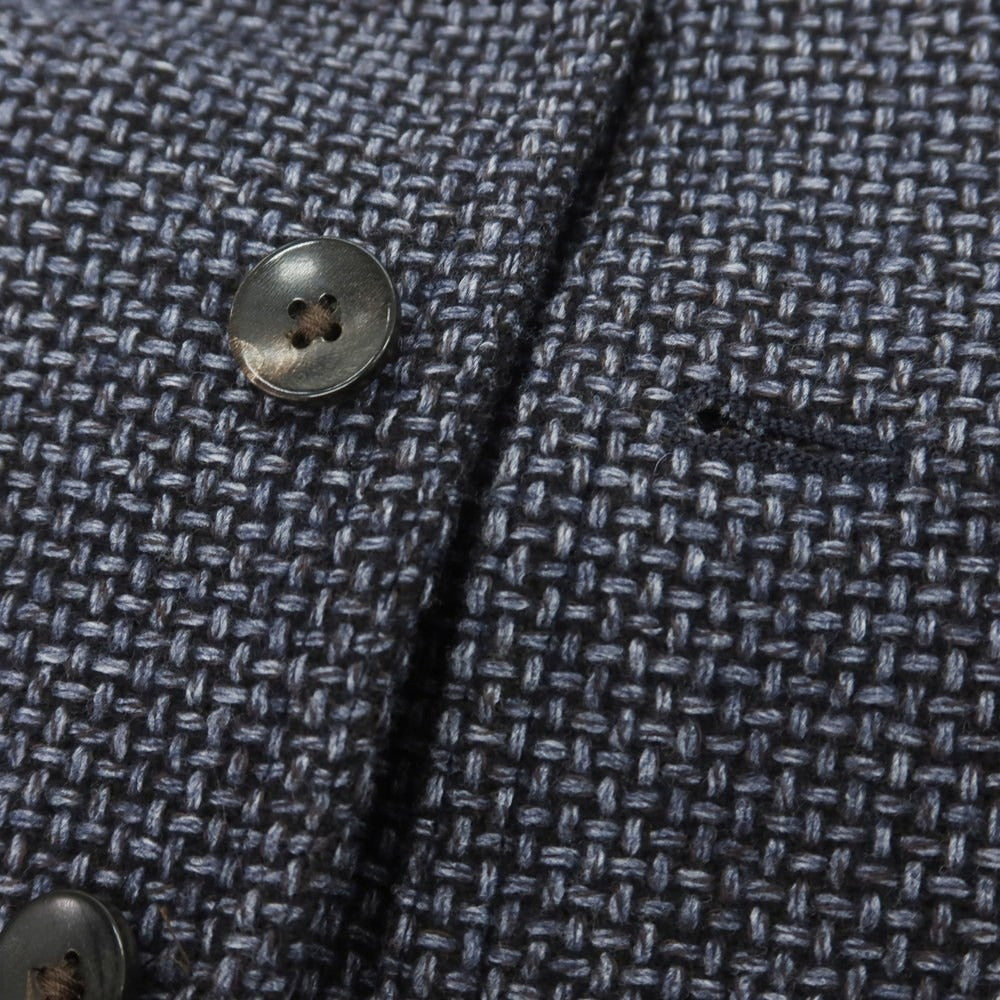 【中古】ラルディーニ LARDINI ウールポリエステル カジュアル系ジレ ベスト ネイビー【 48 】【 状態ランクB 】【 メンズ 】