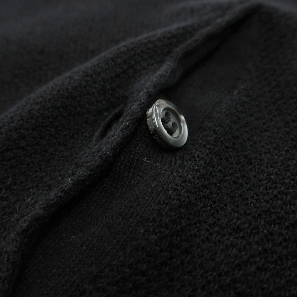 【中古】ジョンスメドレー JOHN SMEDLEY BEAMS F別注 コットン 半袖 ポロニット ブラック【サイズL】【 状態ランクC 】【 メンズ 】