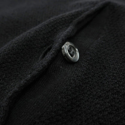 【中古】ジョンスメドレー JOHN SMEDLEY BEAMS F別注 コットン 半袖 ポロニット ブラック【サイズL】【 状態ランクC 】【 メンズ 】