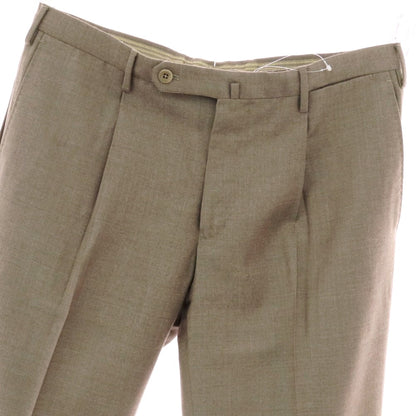 【中古】インコテックス INCOTEX BEAMS F別注 SUPER100‘S ウール ドレススラックスパンツ グレージュ【 50 】【 状態ランクD 】【 メンズ 】