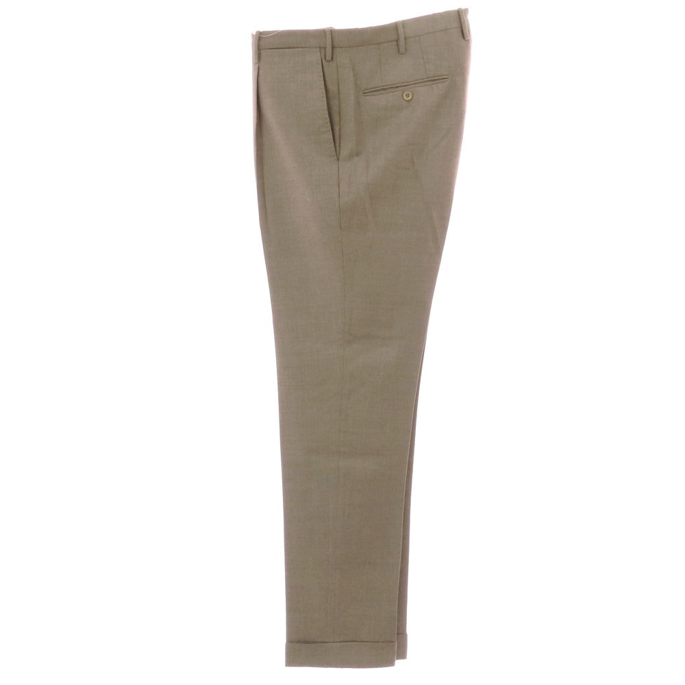 【中古】インコテックス INCOTEX BEAMS F別注 SUPER100‘S ウール ドレススラックスパンツ グレージュ【 50 】【 状態ランクD 】【 メンズ 】