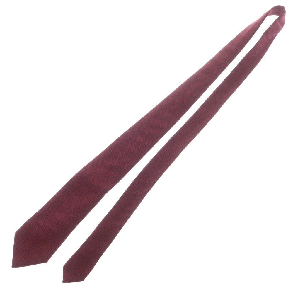 【中古】ステファノ ビジ stefano bigi TOMORROWLAND別注 ウール 無地ネクタイ パープル【 状態ランクB 】【 メンズ 】