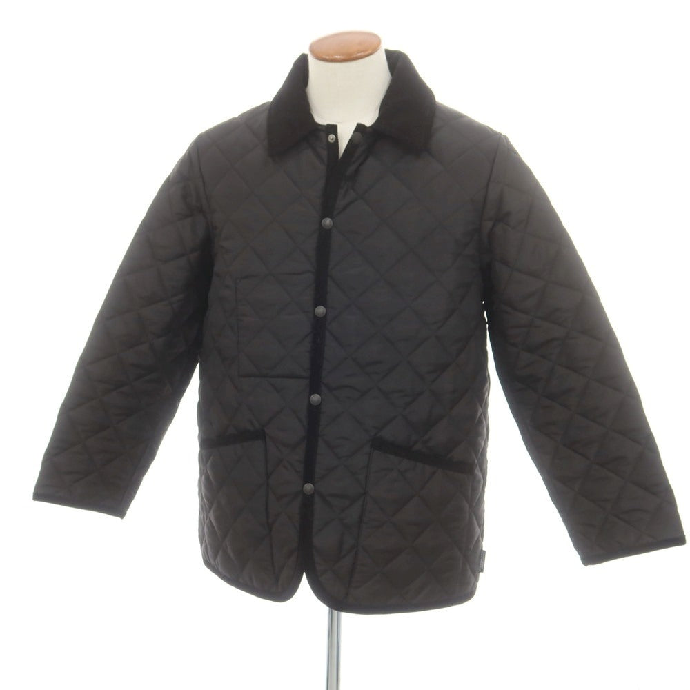【中古】トラディショナルウェザーウェア Traditional Weatherwear ポリエステル 中綿入り キルティングブルゾン ブラック【 38 】【 状態ランクA 】【 メンズ 】