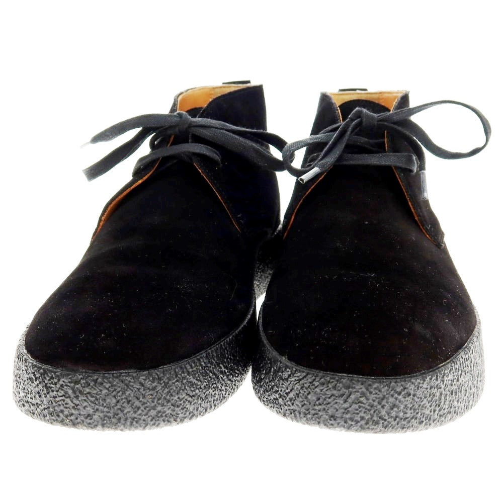 【中古】【未使用】ユナイテッドアローズ UNITED ARROWS スエード チャッカブーツ ブラック【サイズ25】【 状態ランクS 】【 メンズ 】[BPD]