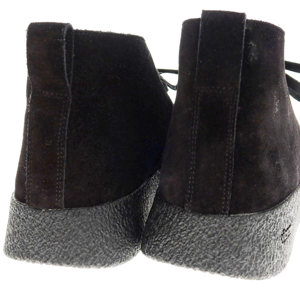 【中古】【未使用】ユナイテッドアローズ UNITED ARROWS スエード チャッカブーツ ブラック【サイズ25】【 状態ランクS 】【 メンズ 】[BPD]