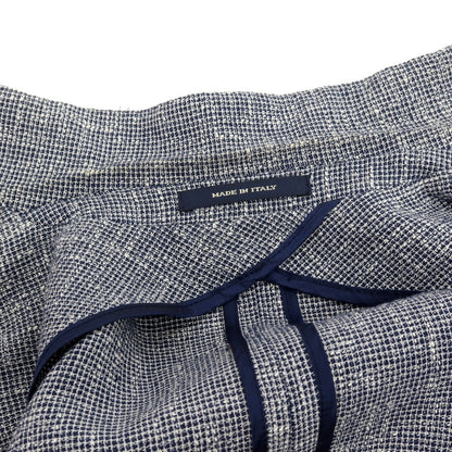 【中古】タリアトーレ TAGLIATORE コットンリネンアクリルナイロン 2B テーラードジャケット ネイビー【サイズ48】【 状態ランクC 】【 メンズ 】