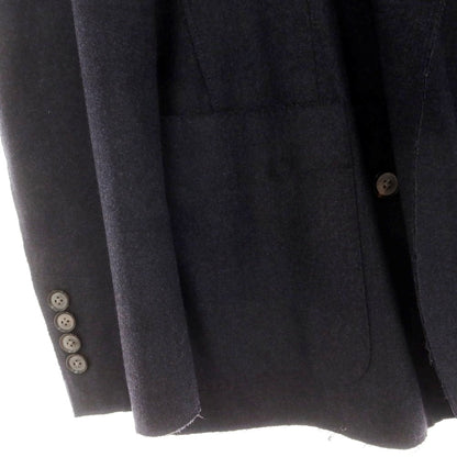 【中古】トゥモローランド TOMORROWLAND ストレッチウール ダブルジャケット ダークネイビー【 48 】【 状態ランクA 】【 メンズ 】