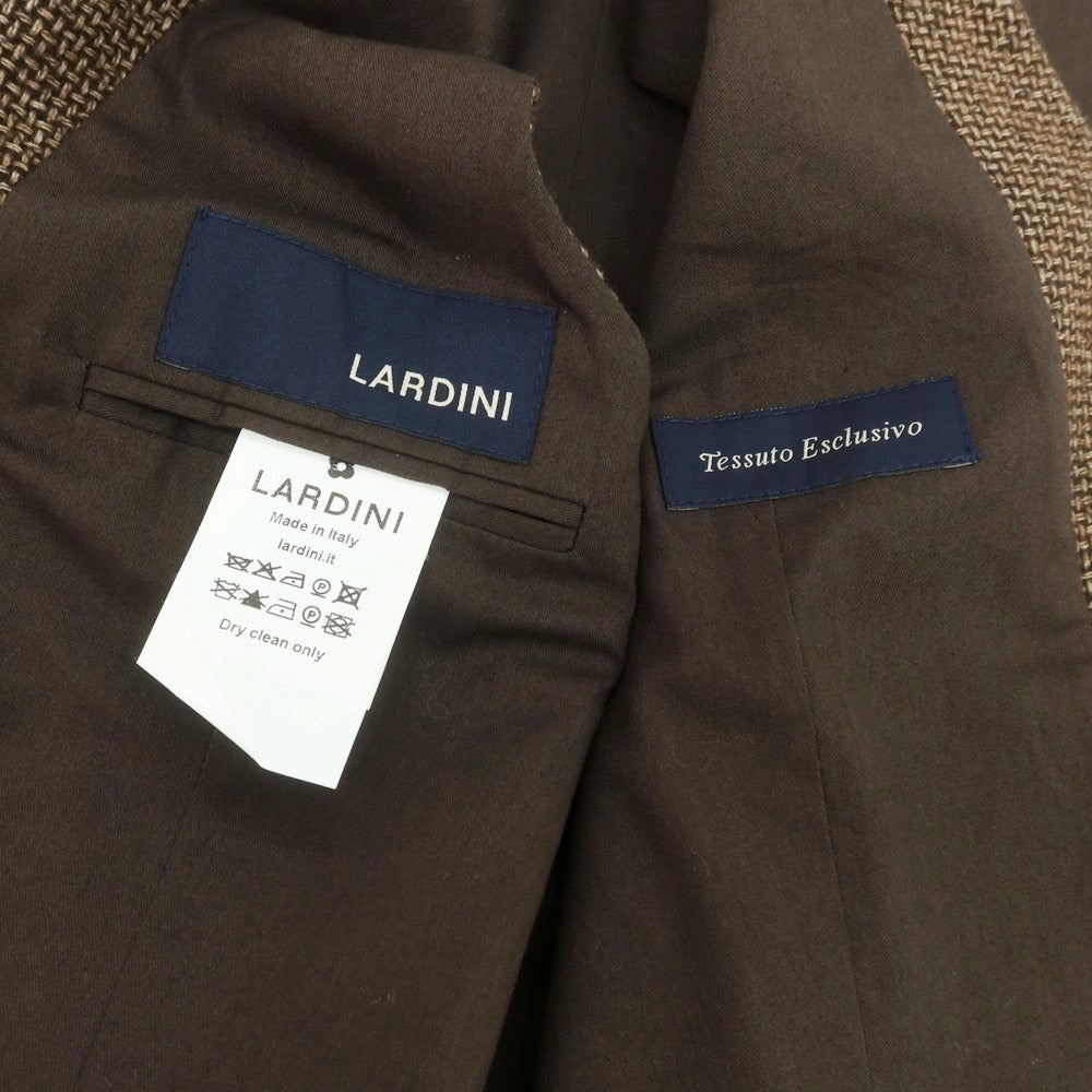 【中古】ラルディーニ LARDINI ウールポリエステル ドレス系ジレ ベスト ブラウン【 48 】【 状態ランクA 】【 メンズ 】