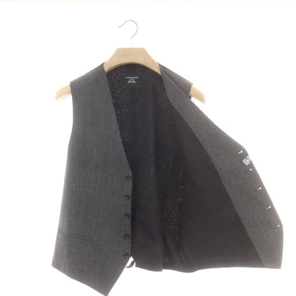 【中古】タリアトーレ TAGLIATORE ウール チェック ドレス系ジレ ベスト グレーxホワイト【 50 】【 状態ランクA 】【 メンズ 】