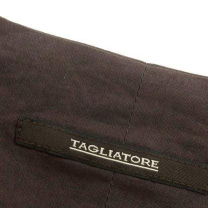 【中古】タリアトーレ TAGLIATORE ウールモヘヤ チェック ドレス系ジレ ベスト ブラウンxベージュ【 48 】【 状態ランクA 】【 メンズ 】