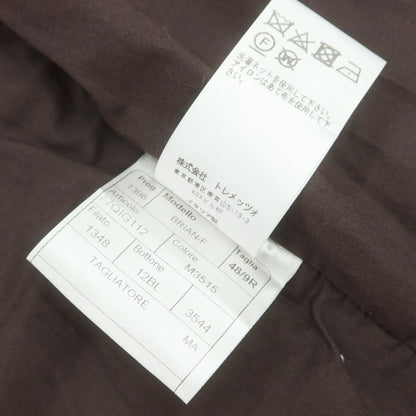 【中古】タリアトーレ TAGLIATORE ウールモヘヤ チェック ドレス系ジレ ベスト ブラウンxベージュ【 48 】【 状態ランクA 】【 メンズ 】
