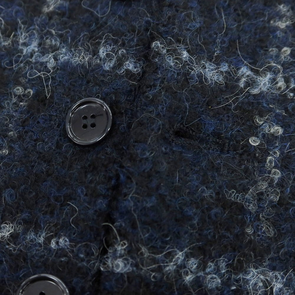 【中古】タリアトーレ TAGLIATORE ウールポリエステル チェック ドレス系ジレ ベスト ダークネイビーxグレー【 48 】【 状態ランクB 】【 メンズ 】