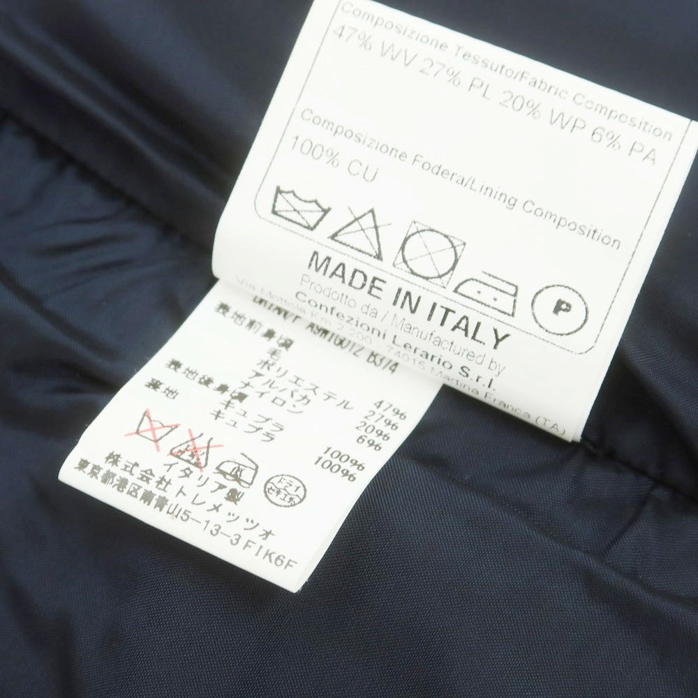 【中古】タリアトーレ TAGLIATORE ウールポリエステル チェック ドレス系ジレ ベスト ダークネイビーxグレー【 サイズ48 】【 状態ランクB 】【 メンズ 】 [BPD]