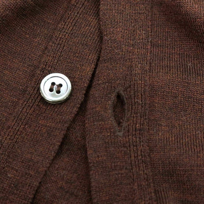 【中古】ジョンスメドレー JOHN SMEDLEY ハイゲージ ウール ニットベスト ブラウン【 L 】【 状態ランクB 】【 メンズ 】