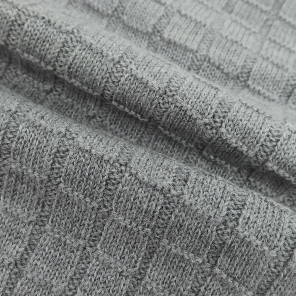 【中古】ドルモア DRUMOHR ウール タートルネック プルオーバーニット ライトグレー【 50 】【 状態ランクB 】【 メンズ 】