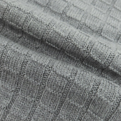 【中古】ドルモア DRUMOHR ウール タートルネック プルオーバーニット ライトグレー【 50 】【 状態ランクB 】【 メンズ 】