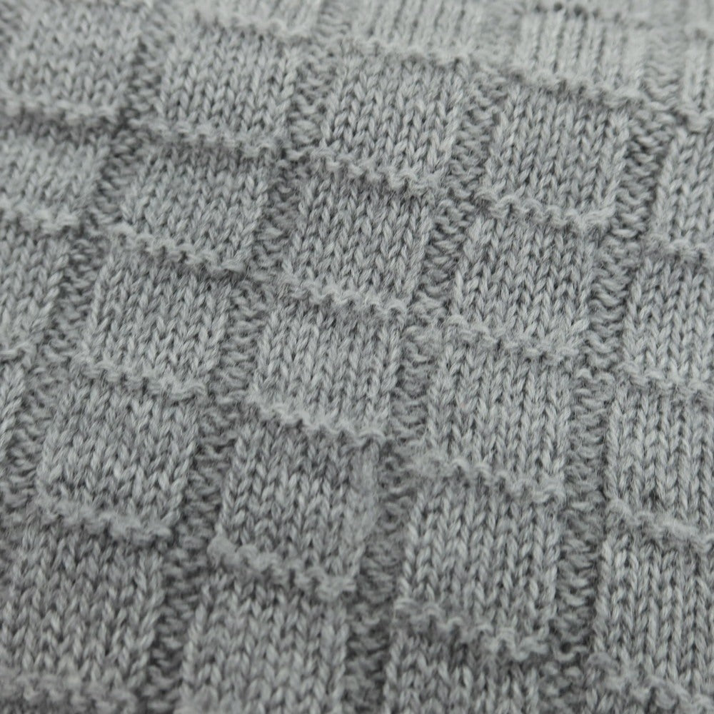 【中古】ドルモア DRUMOHR ウール タートルネック プルオーバーニット ライトグレー【 50 】【 状態ランクB 】【 メンズ 】