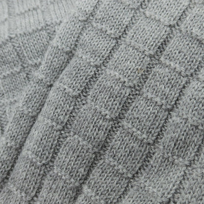 【中古】ドルモア DRUMOHR ウール タートルネック プルオーバーニット ライトグレー【 50 】【 状態ランクB 】【 メンズ 】